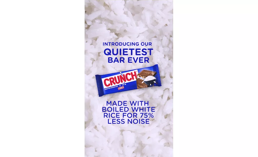 Crunch boiled rice candy bar