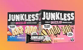 Junkless introduces drizzled chewy granola bars