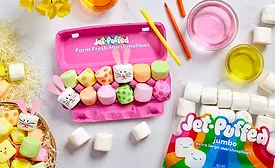 Jet-Puffed offers Easter egg dyeing alternative