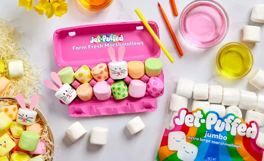 Jet-Puffed offers Easter egg dyeing alternative