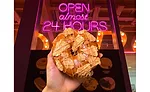 Voodoo Doughnut chicken and waffles