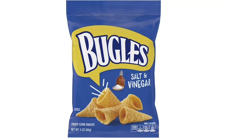 Bugles adds salt and vinegar variety