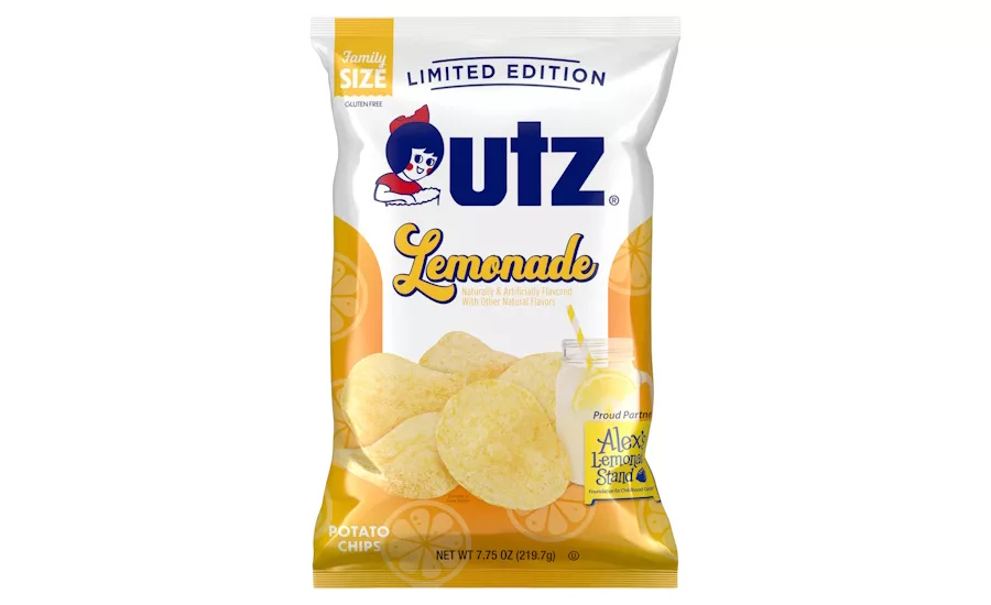 Utz debuts LTO lemonade potato chips