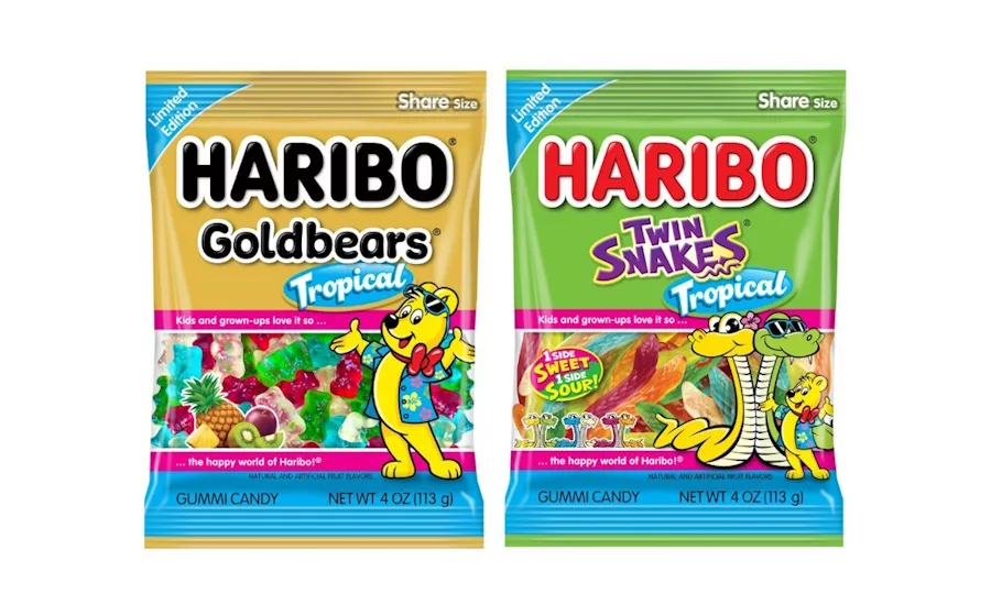 Haribo debuts tropical gummies