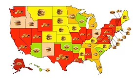 McDonald's most popular foods by state