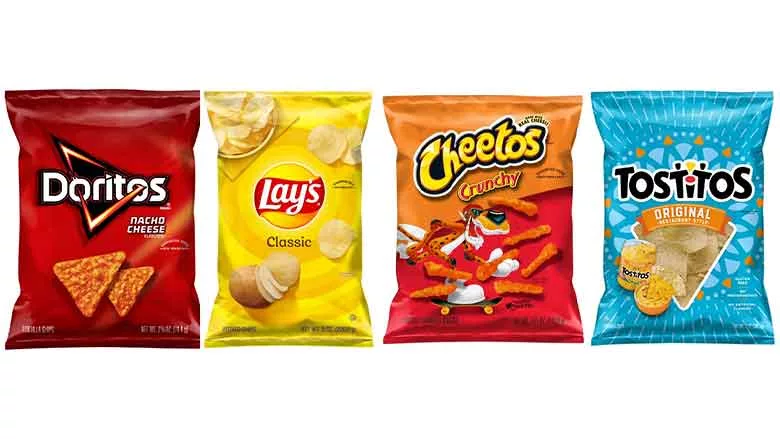 PepsiCo Chip Brand packages
