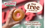 Krispy Kreme REAL ID free doughnuts