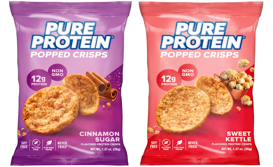 Pure Protein expands line of Popped Crisps