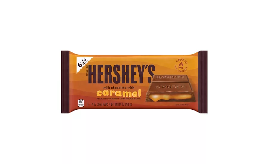 Hershey's introduces LTO Milk Chocolate with Caramel bar