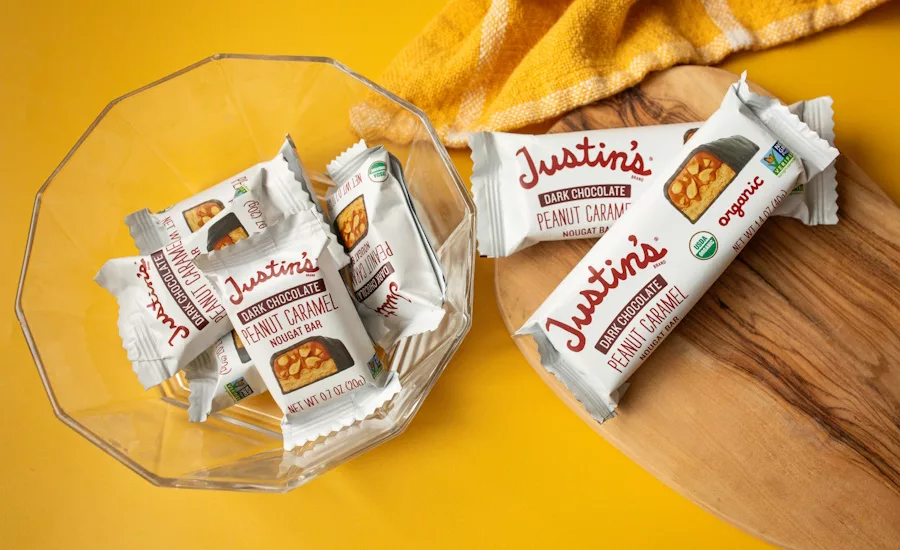 Justin's introduces Peanut Caramel Nougat Chocolate bars