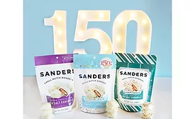 Sanders debuts white chocolate caramel candies