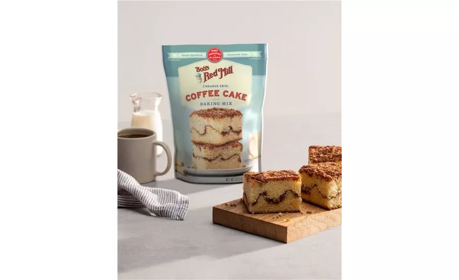 Bob's Red Mill introduces Cinnamon Swirl Coffee Cake Mix
