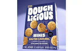 Doughlicious launches Salted Caramel Cookie Dough and Gelato Bites