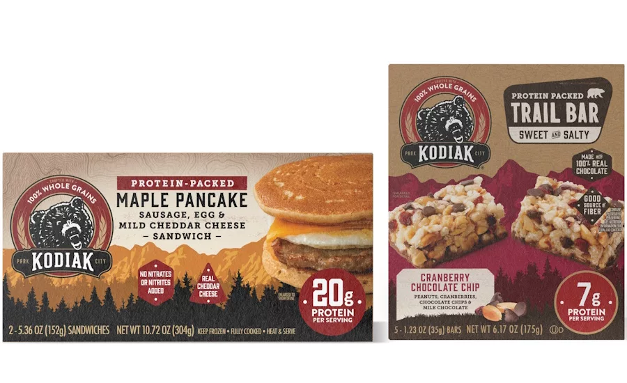 Kodiak launches trail bars, frozen breakfast sandwiches