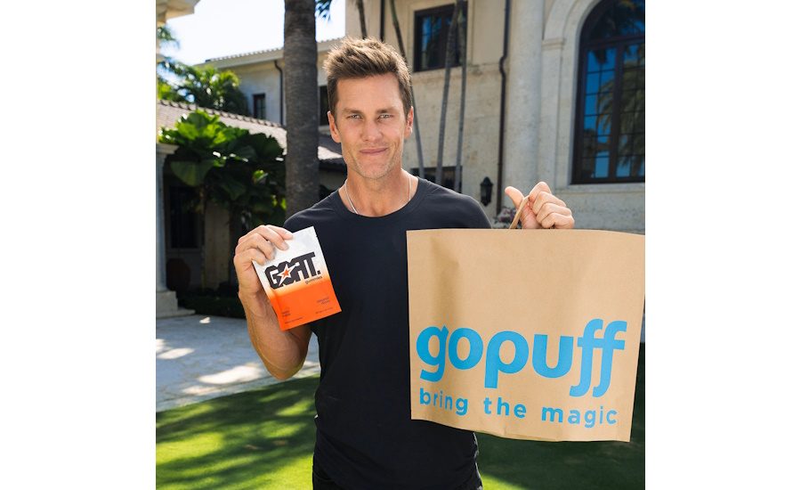 does tom brady chew tobacco and his robe and chewing for the first time Tom Brady and Gopuff Announce