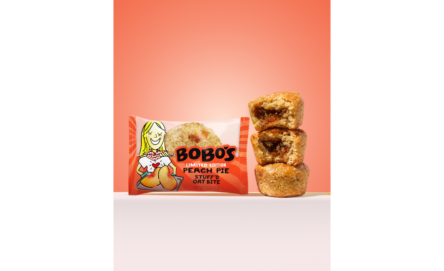 Bobo's releases Peach Pie Stuff'd Oat Bites