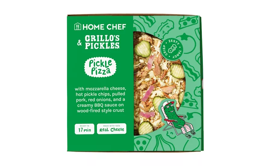 Home Chef, Grillo's Pickles debut pickle pizza collab