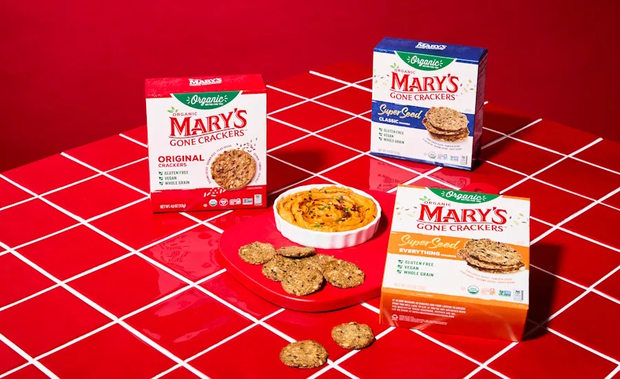 Mary's Gone Crackers launches at Target stores nationwide