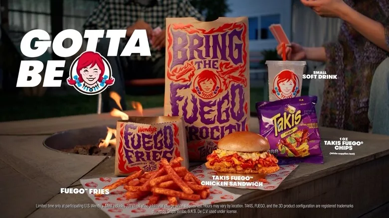 Wendy's Takis menu