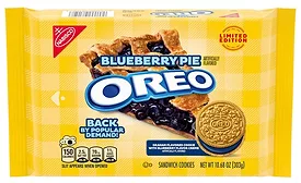 Pack of Oreo Blueberry Pie cookies