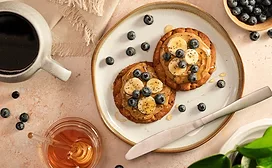Platter of Wasa Crisp Creations with fruit toppings