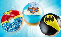 Krispy Kreme soars with Superman, Batman, Wonder Woman doughnuts Krispy Kreme soars with Superman, Batman, Wonder Woman doughnuts