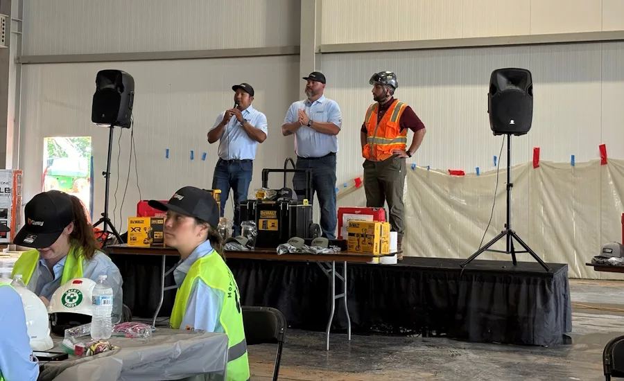 Gray, Morinaga celebrate major construction milestone
