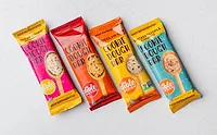 Dible Dough - lead.jpg Four bars of Dible Dough edible cookie dough