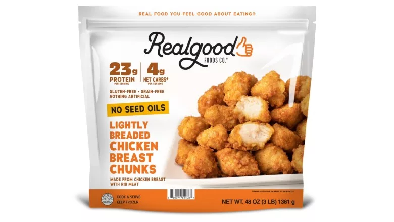 Real Good Foods’ Lightly Breaded Chicken Breast Chunks