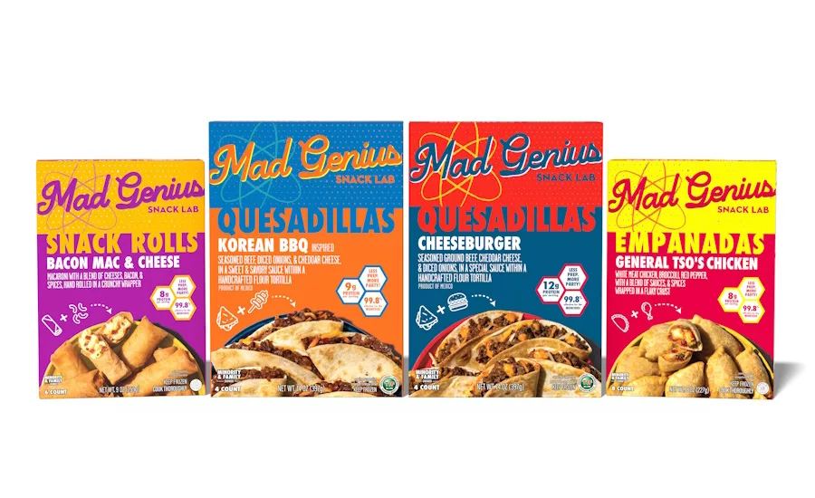 Mad Genius launches flavor mashup snacks in the frozen aisle