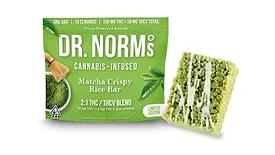 Dr. Norm's Matcha Crispy Rice Bar