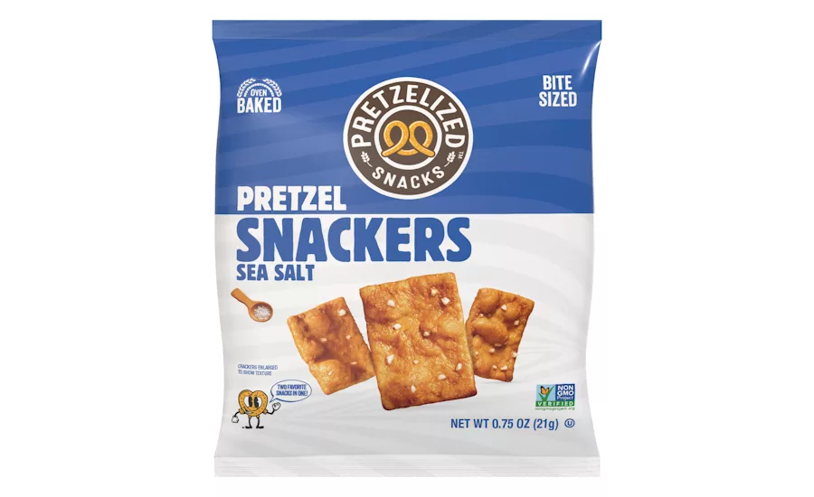 Pretzelized debuts Sea Salt Pretzel Snackers