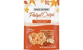Snack Factory rereleases Pumpkin Spice White Creme Pretzel Crisps