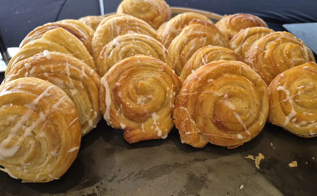 tray of sweet pastries