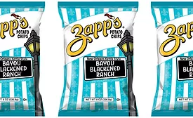Bags of Zapps Bayou Blackened Ranch chips