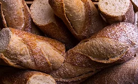 Pile of various types of bread