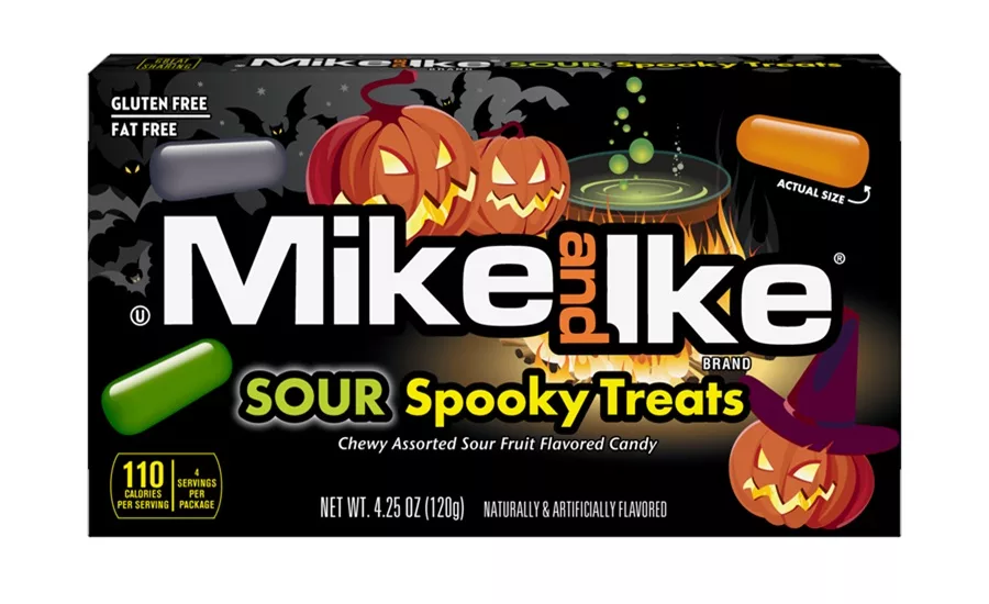 Yum, Halloween Mike and Ike sours
