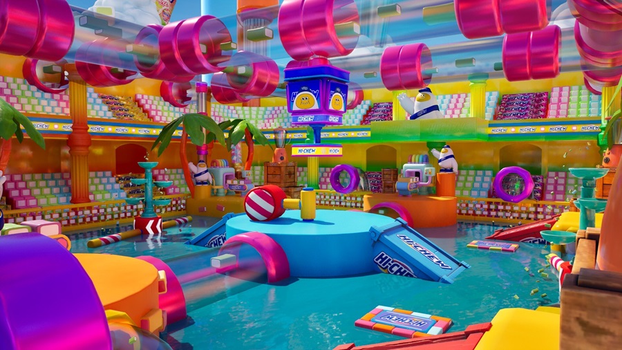 Colorful video game screenshot