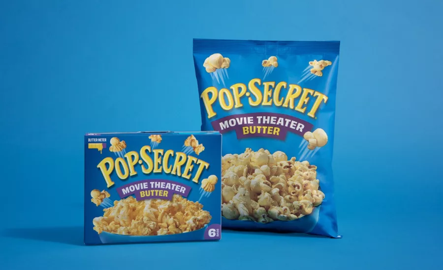 Pop Secret butter meter microwave and RTE bag