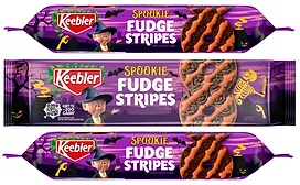 Three packages of Keebler Spookie Fudge Stripes 