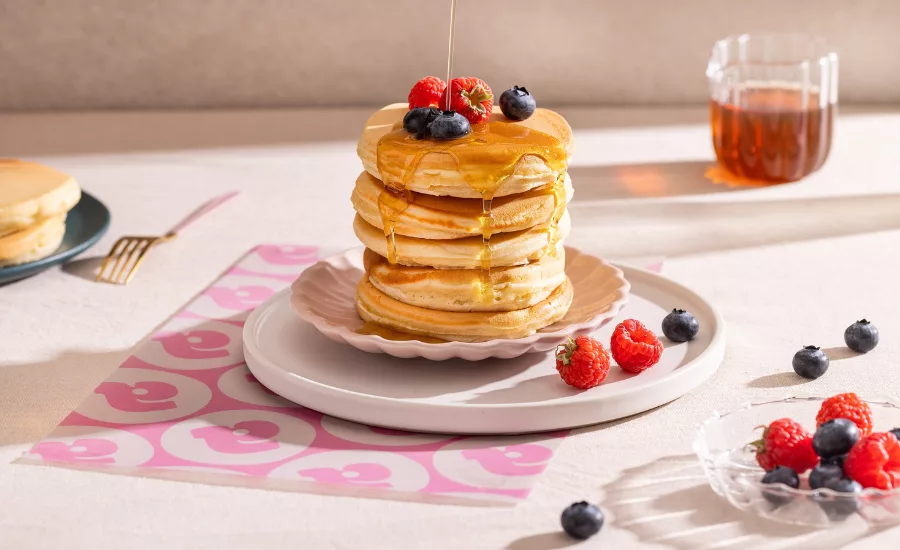 Meala Egg Replacer pancakes