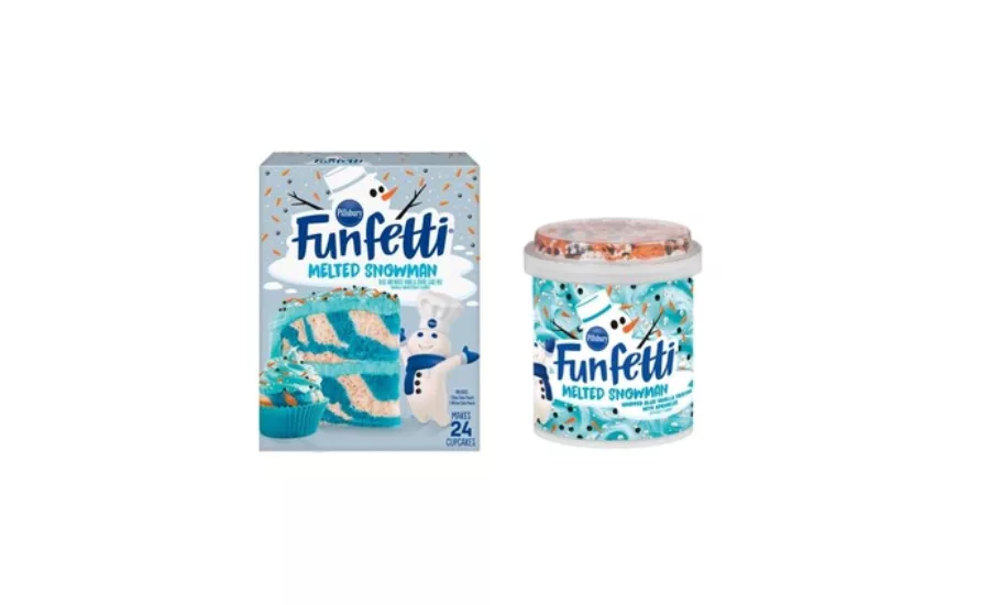 Pillsbury Baking Funfetti melted snowman products