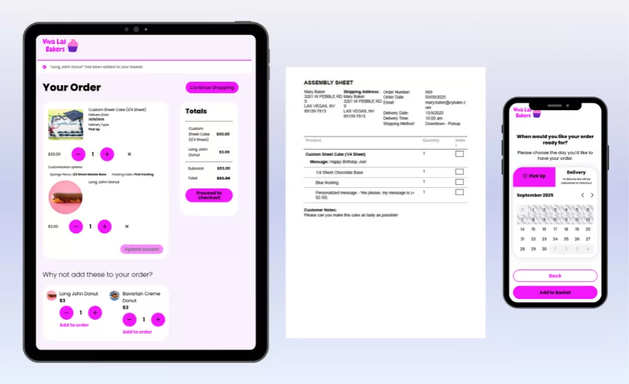cybake online cake ordering module