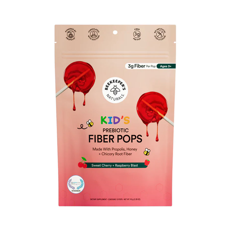 Kid’s Prebiotic Fiber Pops by Beekeeper’s Naturals
