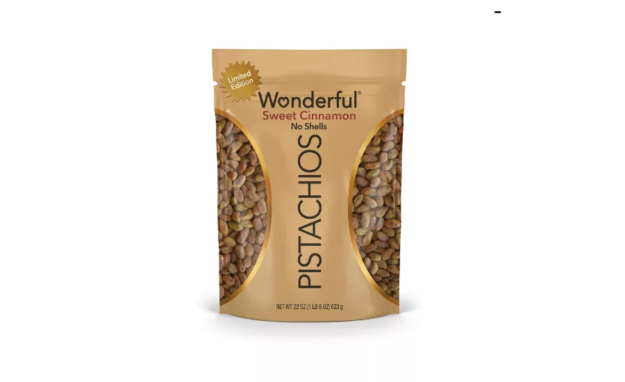 wonderful pistachios sweet cinnamon no shells