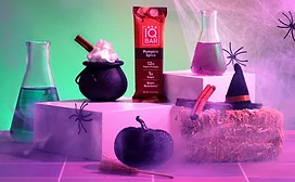 Pumpkin Spice IQBAR in halloween tableau