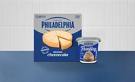 Philadelphia Frozen Cheesecake and Cinnamon Frosting