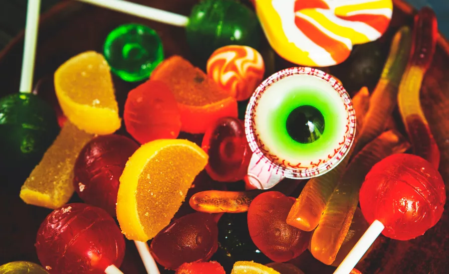 creepy halloween gummies