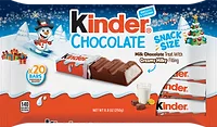 kinder chocolate seasonal lay down bags