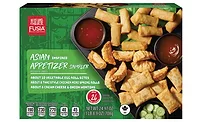 ALDI_November.jpg Green box of Aldi frozen Asian appetizers